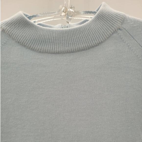 Debbie Morgan Soft Mock Neck Long Sleeve Zip Back Basic Pullover Sweater Top - Picture 6 of 12